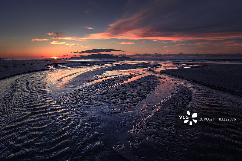 通往卡皮蒂岛的溪流图片素材