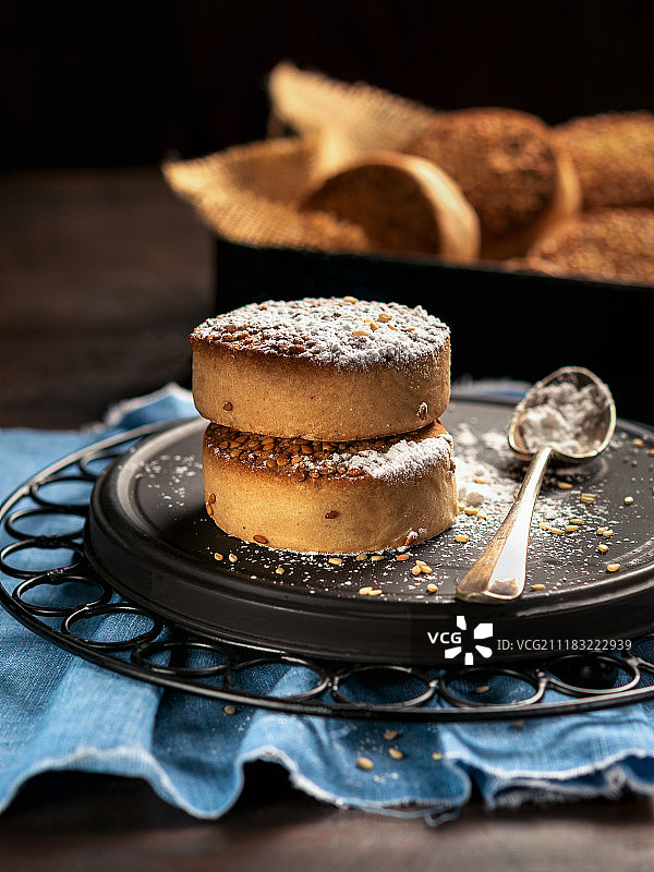 西班牙圣诞传统糖霜饼干图片素材