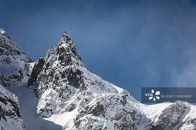 高塔特拉山脉的高山图片素材