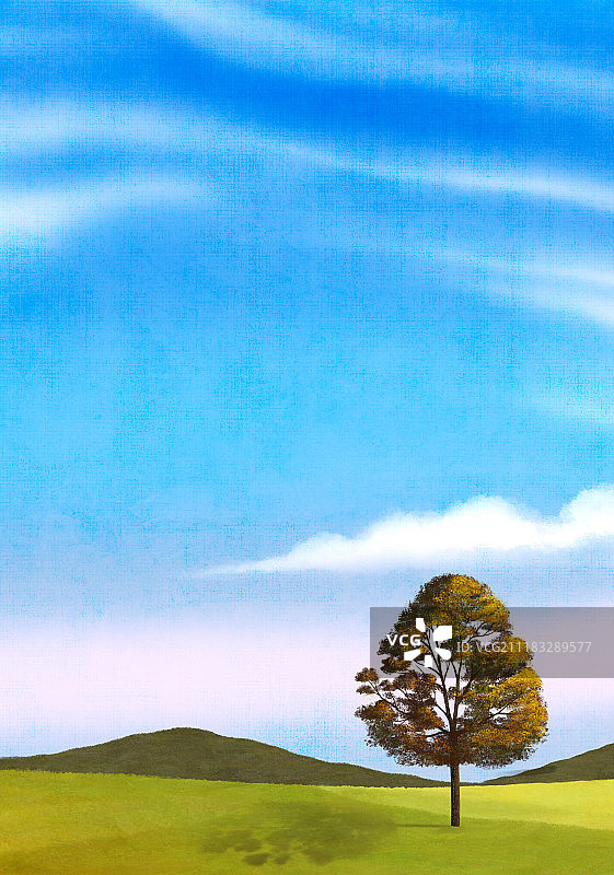 风景插画图片素材