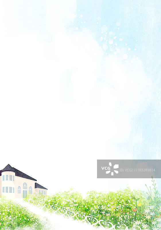 风景插画图片素材