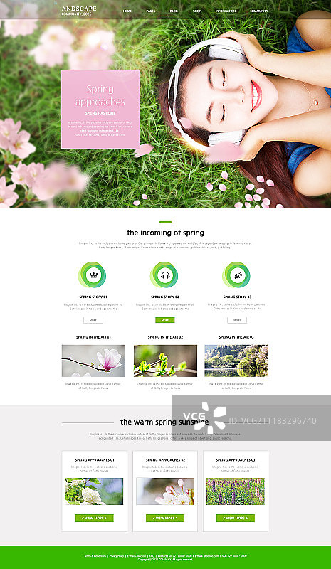 Spring Web模板图片素材