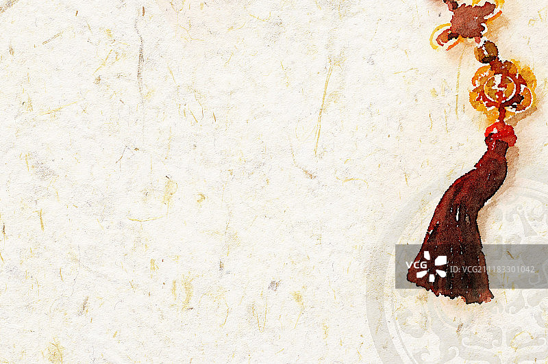 水彩玉饰图片素材