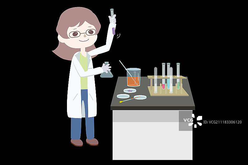 科学家在做实验图片素材