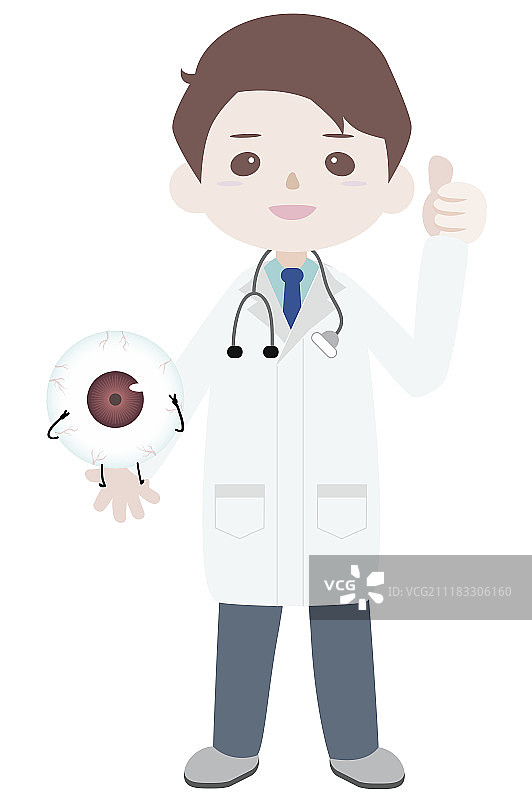 医生检查眼睛图片素材