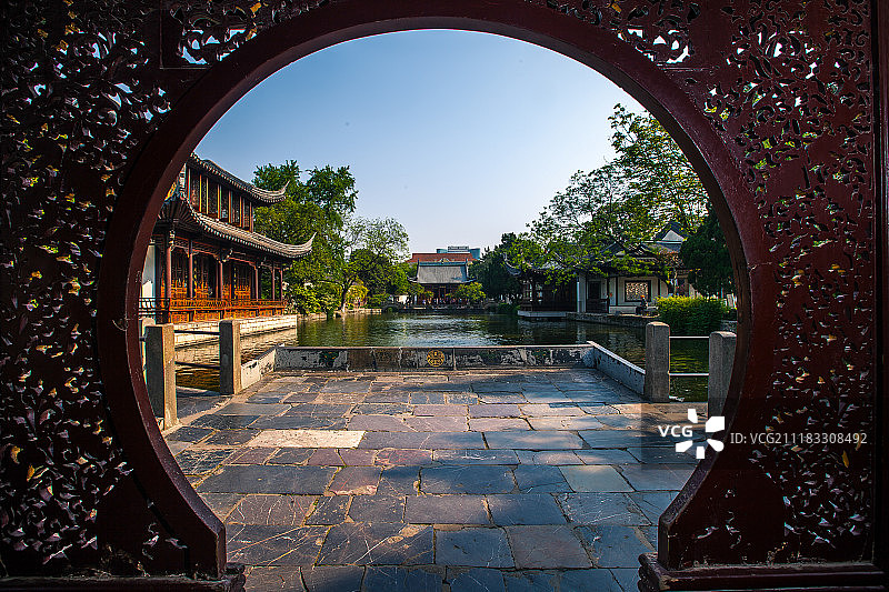 南京总统府风光图片素材