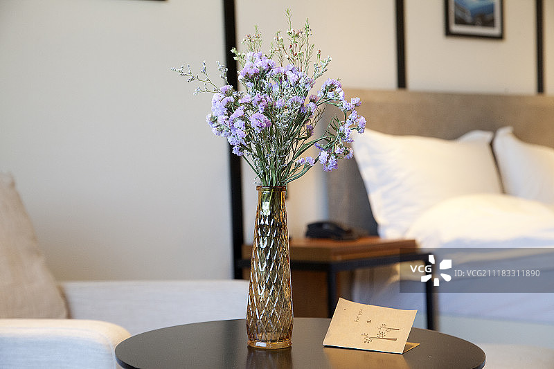 卧室一角图片素材