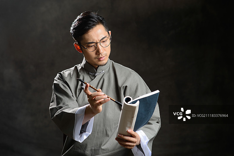 民国风男学生图片素材