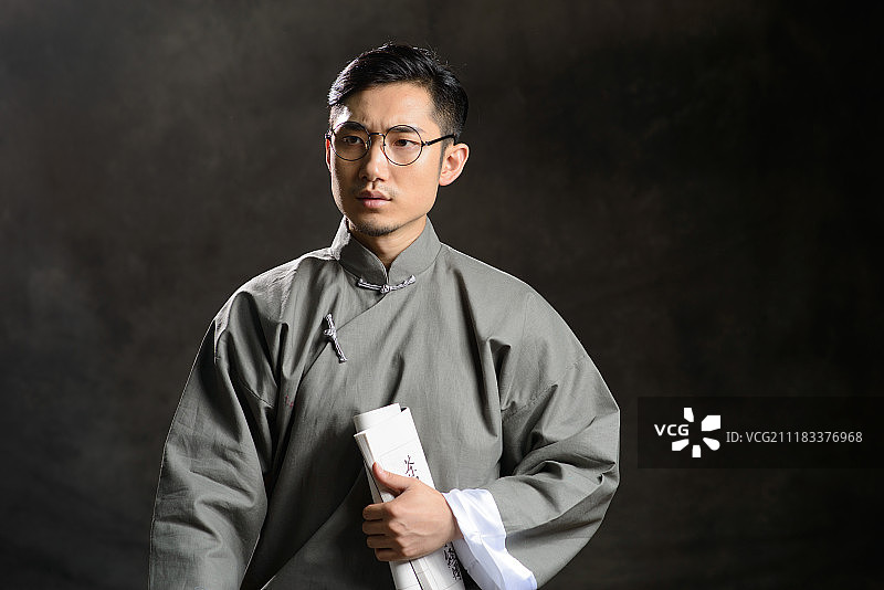 民国风男学生图片素材