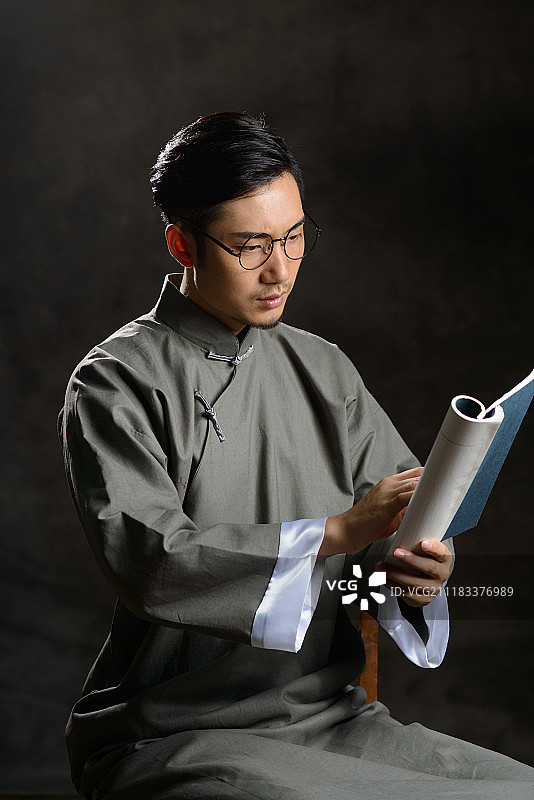 民国风男学生图片素材