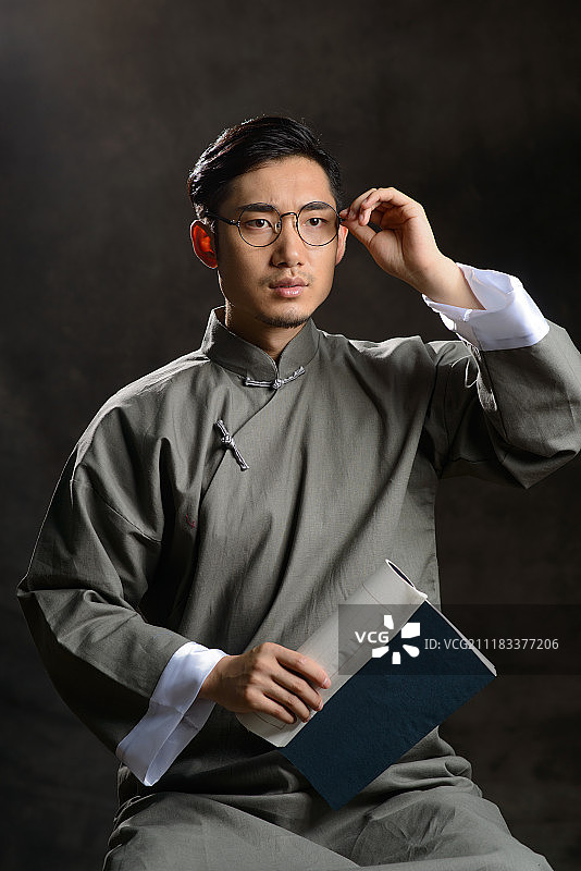 民国风男学生图片素材