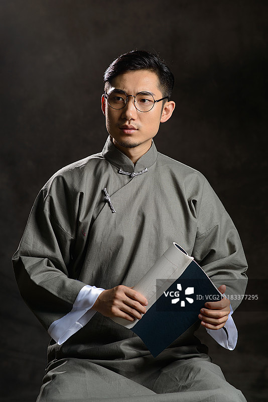 民国风男学生图片素材