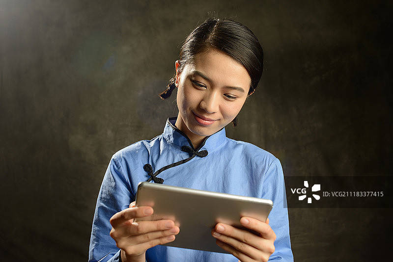 古典式女学生图片素材