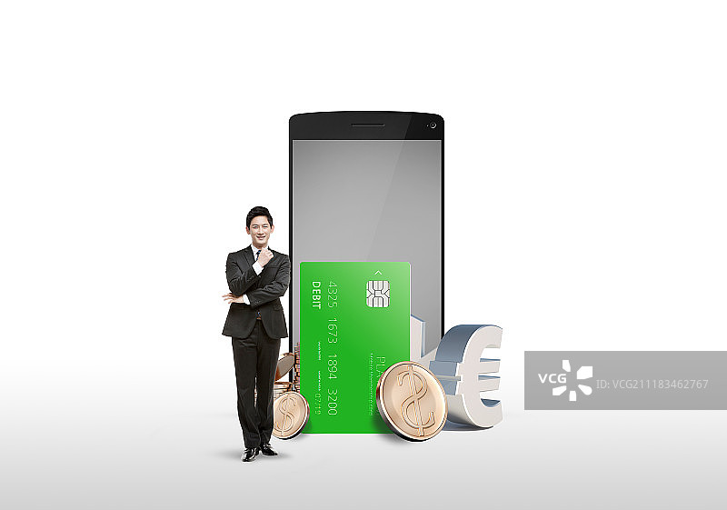 银行插画图片素材