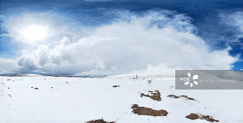 青海八一冰川图片素材