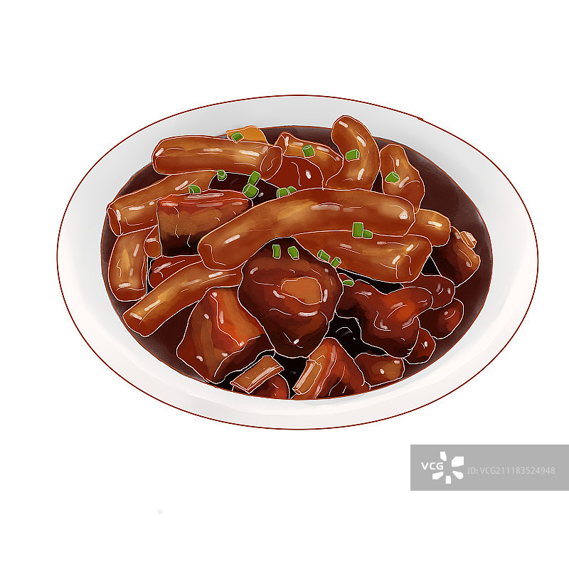 排骨年糕图片素材