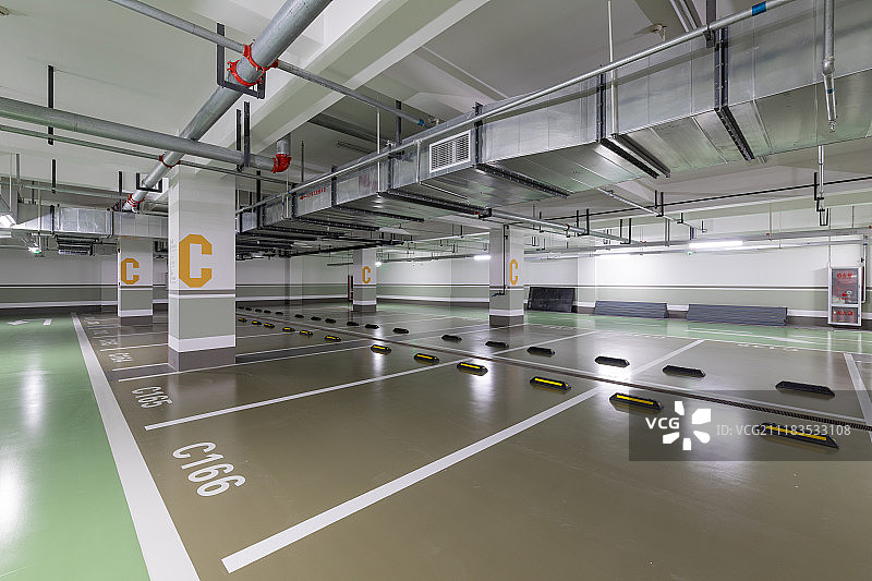 底下停车场图片素材