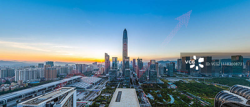 深圳城市发展概念图片素材