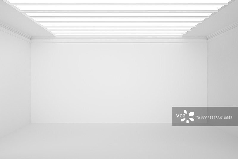 白色3D展览厅 商务图片素材