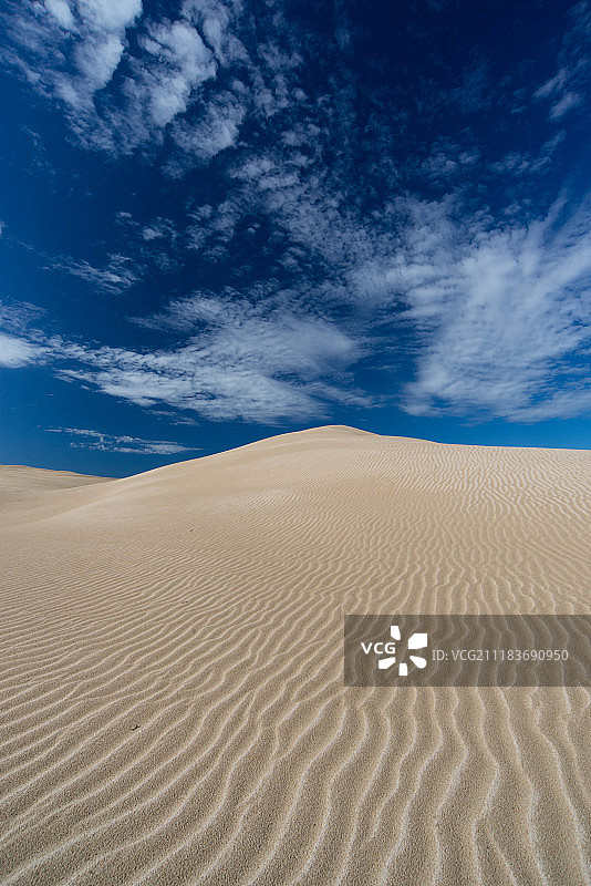 威尔逊斯普罗蒙特里国家公园大漂移沙丘图片素材