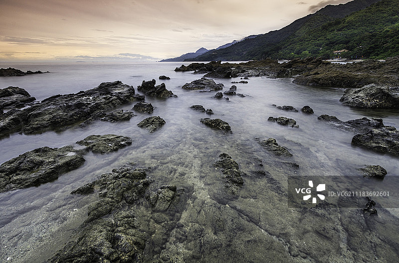 八打雁的日落图片素材