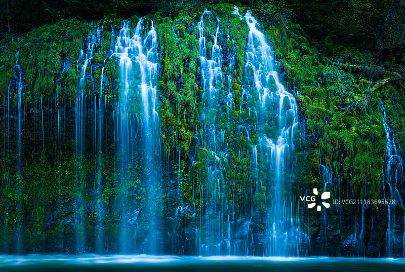 莫斯布雷瀑布图片素材