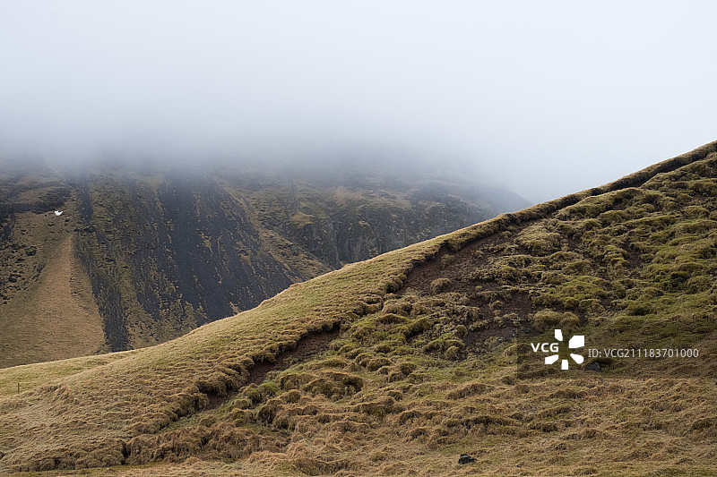 斯科加瀑布地层图片素材
