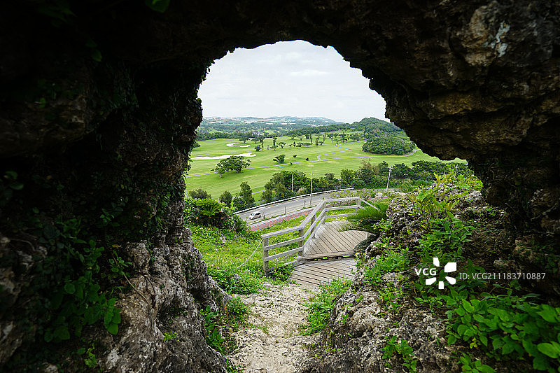 冲绳玉城城遗址印象图片素材
