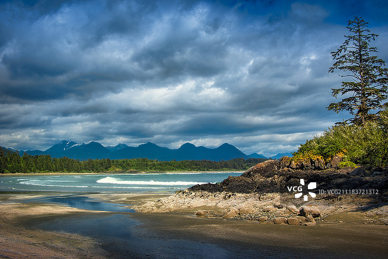 温哥华岛长滩图片素材