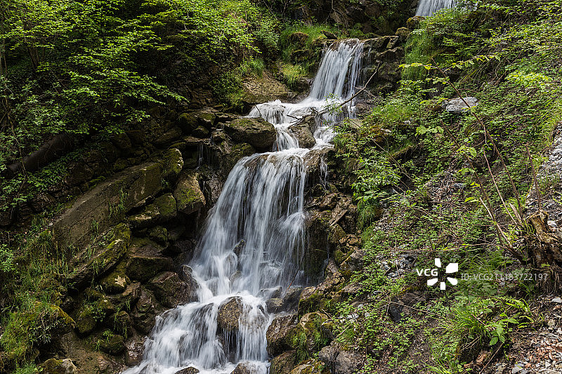 的瀑布图片素材