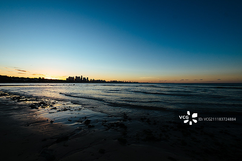 巴西帕拉伊巴州若昂佩索阿日落图片素材