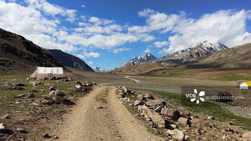 斯皮蒂山谷是一个沙漠山谷图片素材