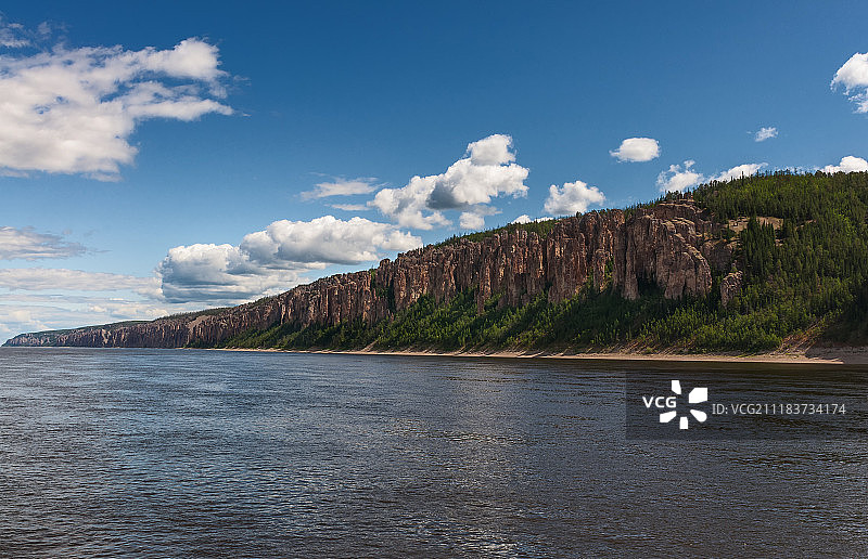 勒拿河柱国家公园，雅库特，俄罗斯图片素材