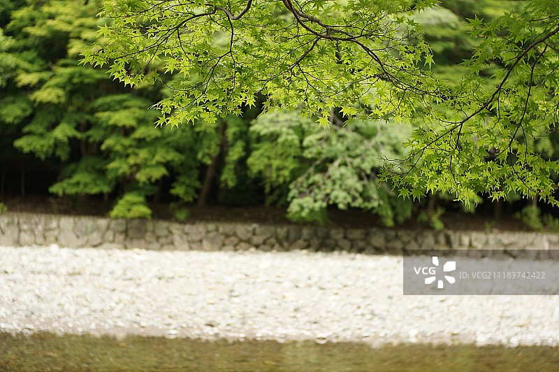 日本三重县河畔风光图片素材