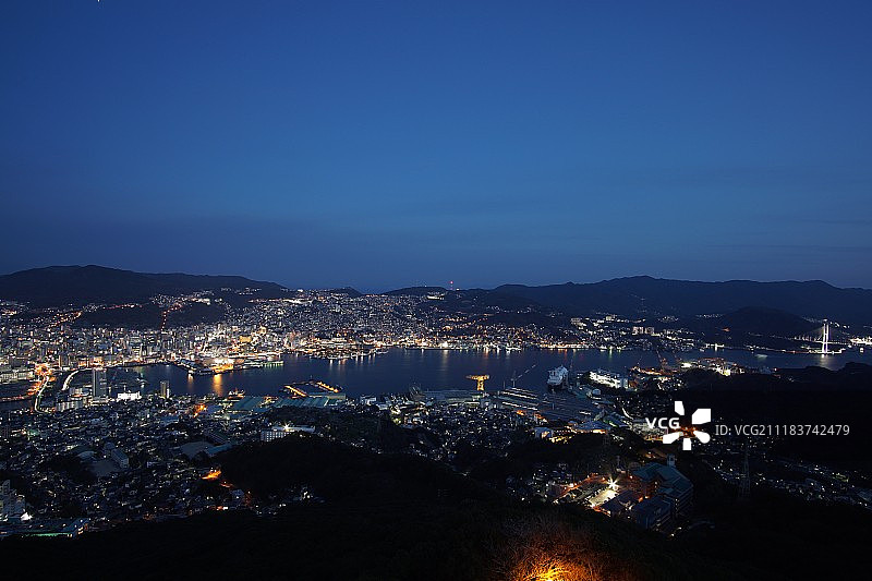 稻佐山夜景图片素材