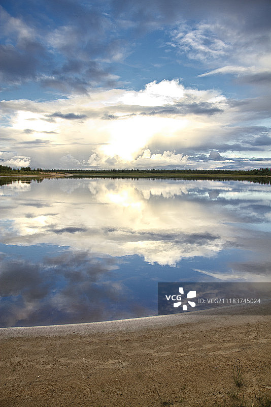 西伯利亚的自然风光图片素材