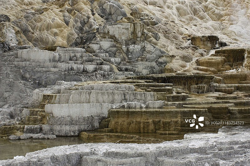 猛犸温泉图片素材
