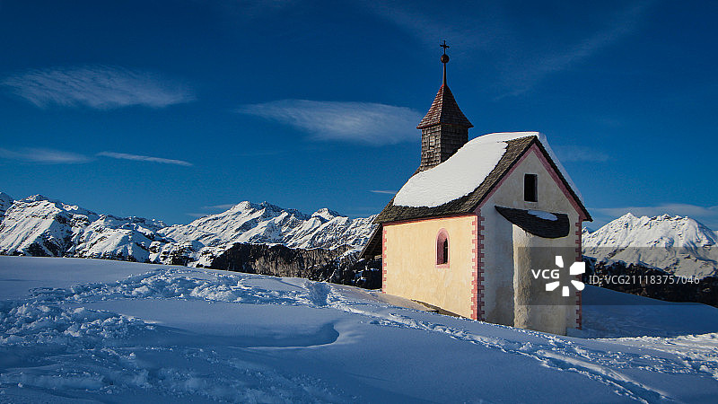 Jaufenpass山区风光图片素材