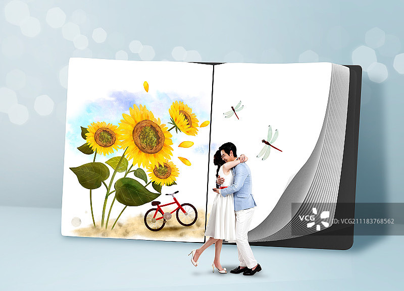 两个主题形象图片素材