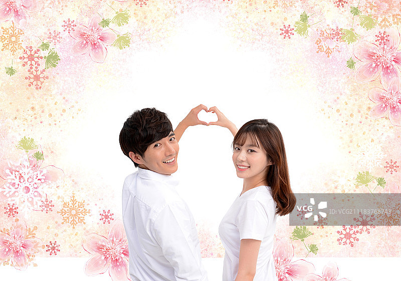 两个主题形象图片素材