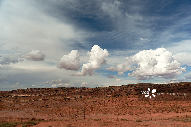 内华达州多云的一天图片素材