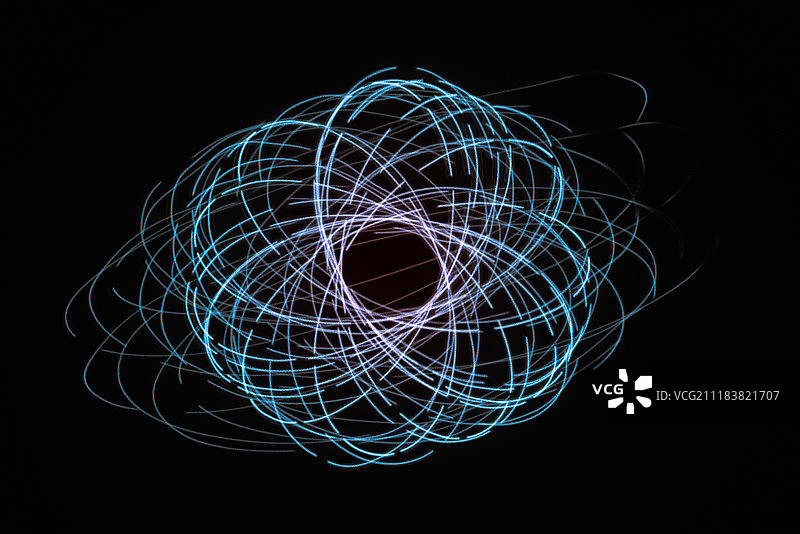 激光光绘物理图案黑色背景棚拍创意图片素材