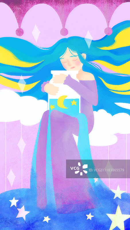 十二星座之水瓶图片素材