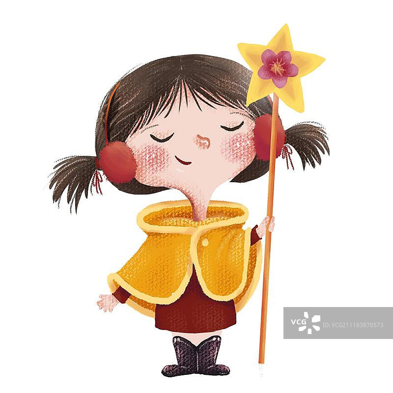 梅花小公主图片素材