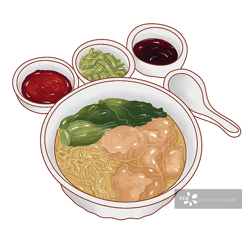 云吞面图片素材