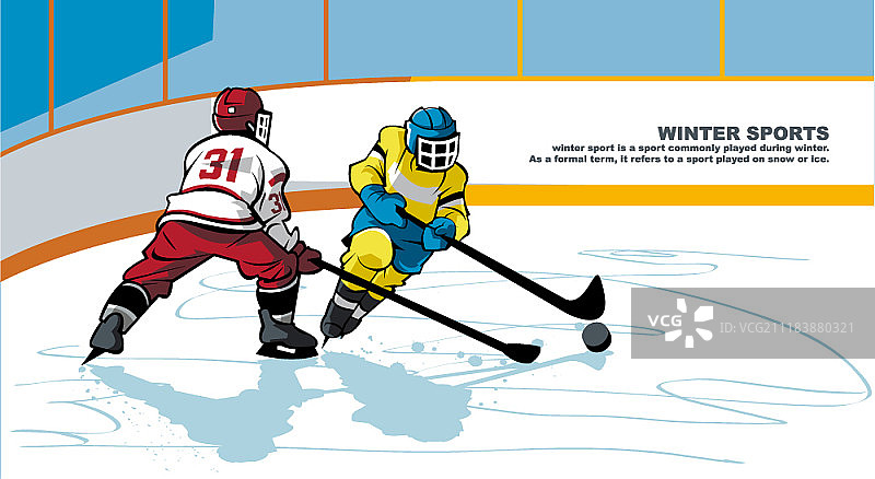 冬季运动概念矢量图图片素材