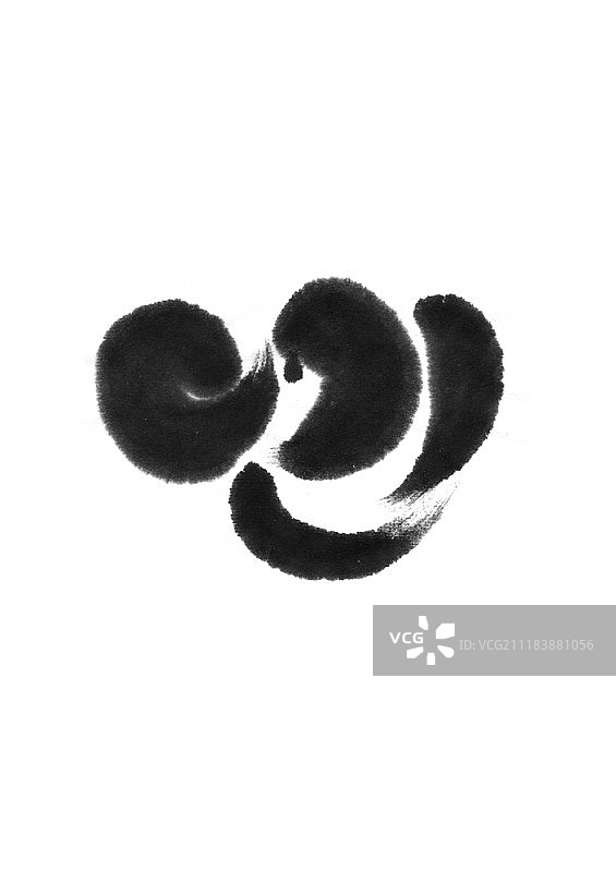 水墨笔触图片素材