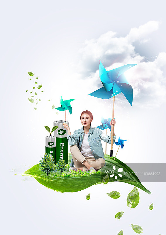 环保概念数字合成图像图片素材