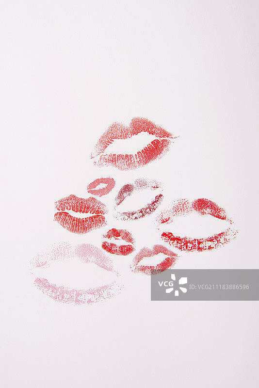 吻痕摄影作品图片素材