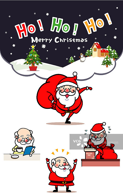 圣诞老人角色图片素材